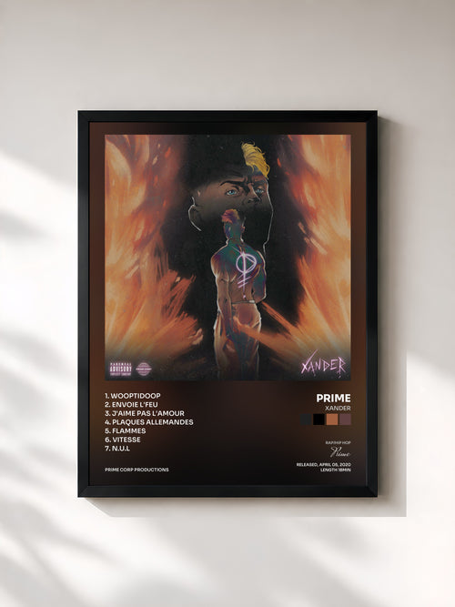 Prime · Xander — Affiche encadrée