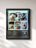 #noir Tableau de l'album Wooden Head de The Turtles, cadre noir, imprimé et encadré en France