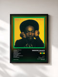 #noir Tableau de l'album Soon Forward de Gregory Isaacs, cadre noir, imprimé et encadré en France