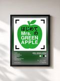 #noir Tableau de l'album Hajimeteno Mrs. GREEN APPLE de Mrs. Green Apple, cadre noir, imprimé et encadré en France