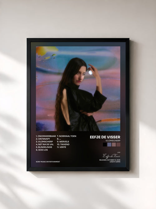 Eefje de Visser · Vlijmscherp — Affiche encadrée