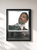 #noir Tableau de l'album Soul Master & 25 Miles de Edwin Starr, cadre noir, imprimé et encadré en France