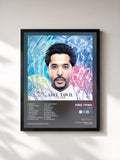 #noir Tableau de l'album Lieder (Deluxe Version) de Adel Tawil, cadre noir, imprimé et encadré en France