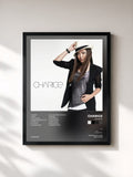 #noir Tableau de l'album Charice de Charice, cadre noir, imprimé et encadré en France