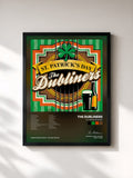 #noir Tableau de l'album St. Patrick's Day de The Dubliners, cadre noir, imprimé et encadré en France