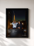 #noir Tableau de l'album de: para: de Sant, cadre noir, imprimé et encadré en France