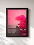 #noir Tableau de l'album Gossip Columns de Marc E. Bassy, cadre noir, imprimé et encadré en France