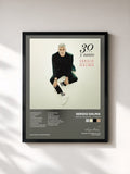 #noir Tableau de l'album Sergio Dalma 30...y Tanto de Sergio Dalma, cadre noir, imprimé et encadré en France