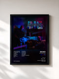 #noir Tableau de l'album Big Sleepover de Big Boi, cadre noir, imprimé et encadré en France