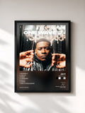 #noir Tableau de l'album One Wave 2 de Jay1, cadre noir, imprimé et encadré en France