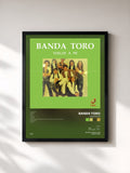 #noir Tableau de l'album Vuelve a Mi de Banda Toro, cadre noir, imprimé et encadré en France