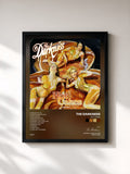 #noir Tableau de l'album Hot Cakes de The Darkness, cadre noir, imprimé et encadré en France
