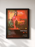#noir Tableau de l'album Fancy de Bobbie Gentry, cadre noir, imprimé et encadré en France