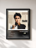 #noir Tableau de l'album One Reason de Killing Me Inside, cadre noir, imprimé et encadré en France