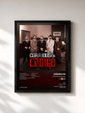 #noir Tableau de l'album Corridos En Código de Código FN, cadre noir, imprimé et encadré en France