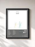 #noir Tableau de l'album Simple Things Special Edition de Zero 7, cadre noir, imprimé et encadré en France