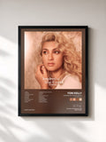 #noir Tableau de l'album Inspired by True Events (Deluxe Edition) de Tori Kelly, cadre noir, imprimé et encadré en France