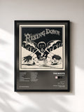 #noir Tableau de l'album Rising Down de The Roots, cadre noir, imprimé et encadré en France