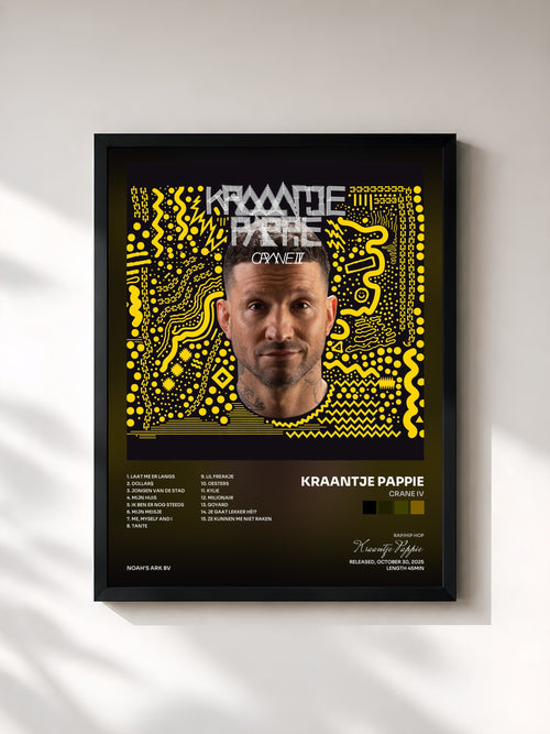 Kraantje Pappie · Crane IV — Affiche encadrée