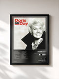 #noir Tableau de l'album Doris Day: Her Life In Music de Doris Day, cadre noir, imprimé et encadré en France