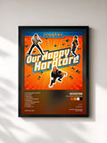 #noir Tableau de l'album Our Happy Hardcore de Scooter, cadre noir, imprimé et encadré en France
