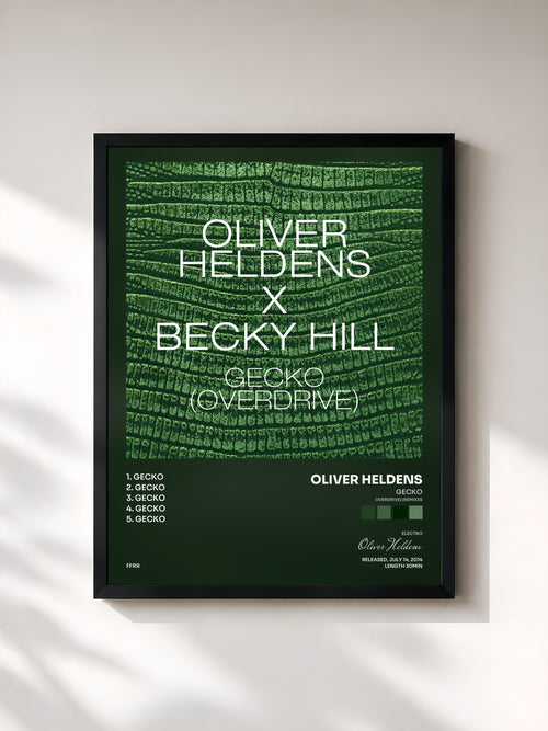 Oliver Heldens · Gecko (Overdrive) (Remixes) — Affiche encadrée