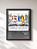 #noir Tableau de l'album Out Of Control de Girls Aloud, cadre noir, imprimé et encadré en France