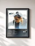 #noir Tableau de l'album Two Worlds de ATB, cadre noir, imprimé et encadré en France