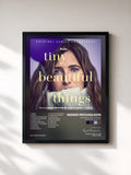 #noir Tableau de l'album Tiny Beautiful Things (Original Series Soundtrack) de Ingrid Michaelson, cadre noir, imprimé et encadré en France