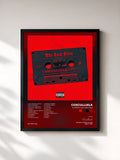 #noir Tableau de l'album El Princi: The Lost Files de Cosculluela, cadre noir, imprimé et encadré en France