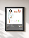 #noir Un Bolero Por Favor by Nana Mouskouri as a framed art print, black frame, printed and framed in France