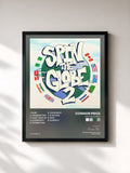 #noir Tableau de l'album Spin The Globe 2 de Connor Price, cadre noir, imprimé et encadré en France