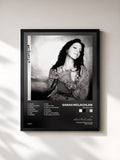 #noir Tableau de l'album Afterglow de Sarah McLachlan, cadre noir, imprimé et encadré en France