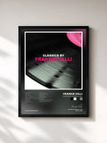 #noir Tableau de l'album Classics by Frankie Valli de Frankie Valli, cadre noir, imprimé et encadré en France