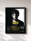 #noir Tableau de l'album Playing In The Shadows de Example, cadre noir, imprimé et encadré en France