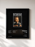 #noir Tableau de l'album My Own Way de Borgeous, cadre noir, imprimé et encadré en France