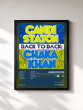 #noir Tableau de l'album Back To Back: Candi Staton & Chaka Khan de Candi Staton, cadre noir, imprimé et encadré en France