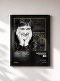 #noir Tableau de l'album I Dreamed A Dream de Susan Boyle, cadre noir, imprimé et encadré en France