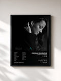#noir Tableau de l'album A - RÉÉDITION & REMIXES de Camille Lellouche, cadre noir, imprimé et encadré en France