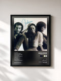 #noir Tableau de l'album Three for Love de Shalamar, cadre noir, imprimé et encadré en France
