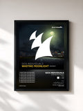 #noir Tableau de l'album Wasting Moonlight (Remixes) de Sick Individuals, cadre noir, imprimé et encadré en France