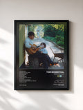 #noir Tableau de l'album Denis Was a Bird de Tom Rosenthal, cadre noir, imprimé et encadré en France