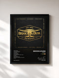 #noir Tableau de l'album Reboot de Brooks & Dunn, cadre noir, imprimé et encadré en France
