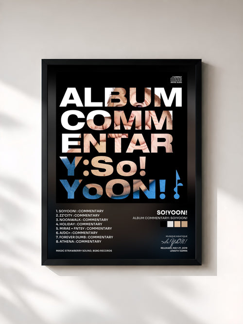 So!YoON! · Album Commentary: So!YoON! — Affiche encadrée