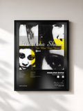 #noir Tableau de l'album The Blue Note Years de Marlena Shaw, cadre noir, imprimé et encadré en France