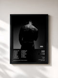 #noir Tableau de l'album CHOSEN de CHO, cadre noir, imprimé et encadré en France