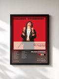 #noir Tableau de l'album Melissa Etheridge de Melissa Etheridge, cadre noir, imprimé et encadré en France