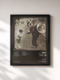 #noir Tableau de l'album First Ditch Effort de NOFX, cadre noir, imprimé et encadré en France