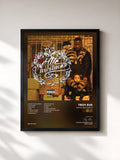 #noir Tableau de l'album White Christmas 3 de Troy Ave, cadre noir, imprimé et encadré en France