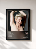 #noir Tableau de l'album Sexistential de Robyn, cadre noir, imprimé et encadré en France